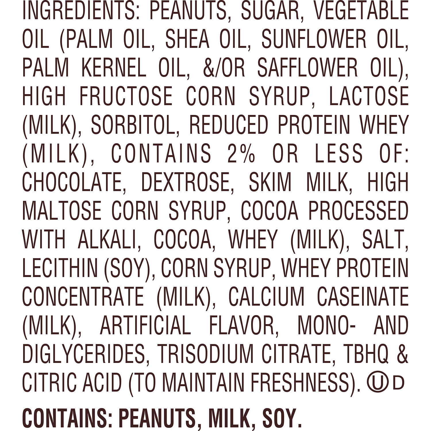 REESE’S NUTRAGEOUS Chocolate, Peanut Butter, Caramel and Peanut Candy Bars, 1.66 oz (18 Count) - THE HERSHEY COMPANY