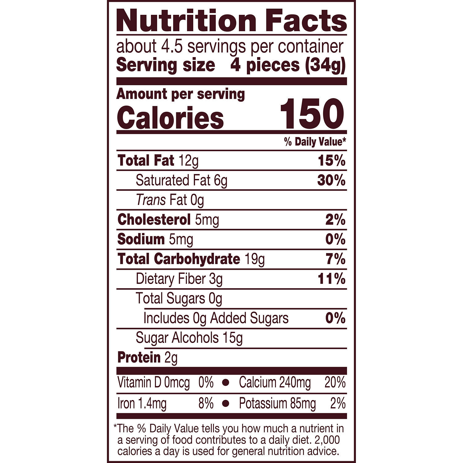 HERSHEY’S ZERO SUGAR Milk Chocolate With Almonds Miniatures 5.1oz Candy Bag - THE HERSHEY COMPANY