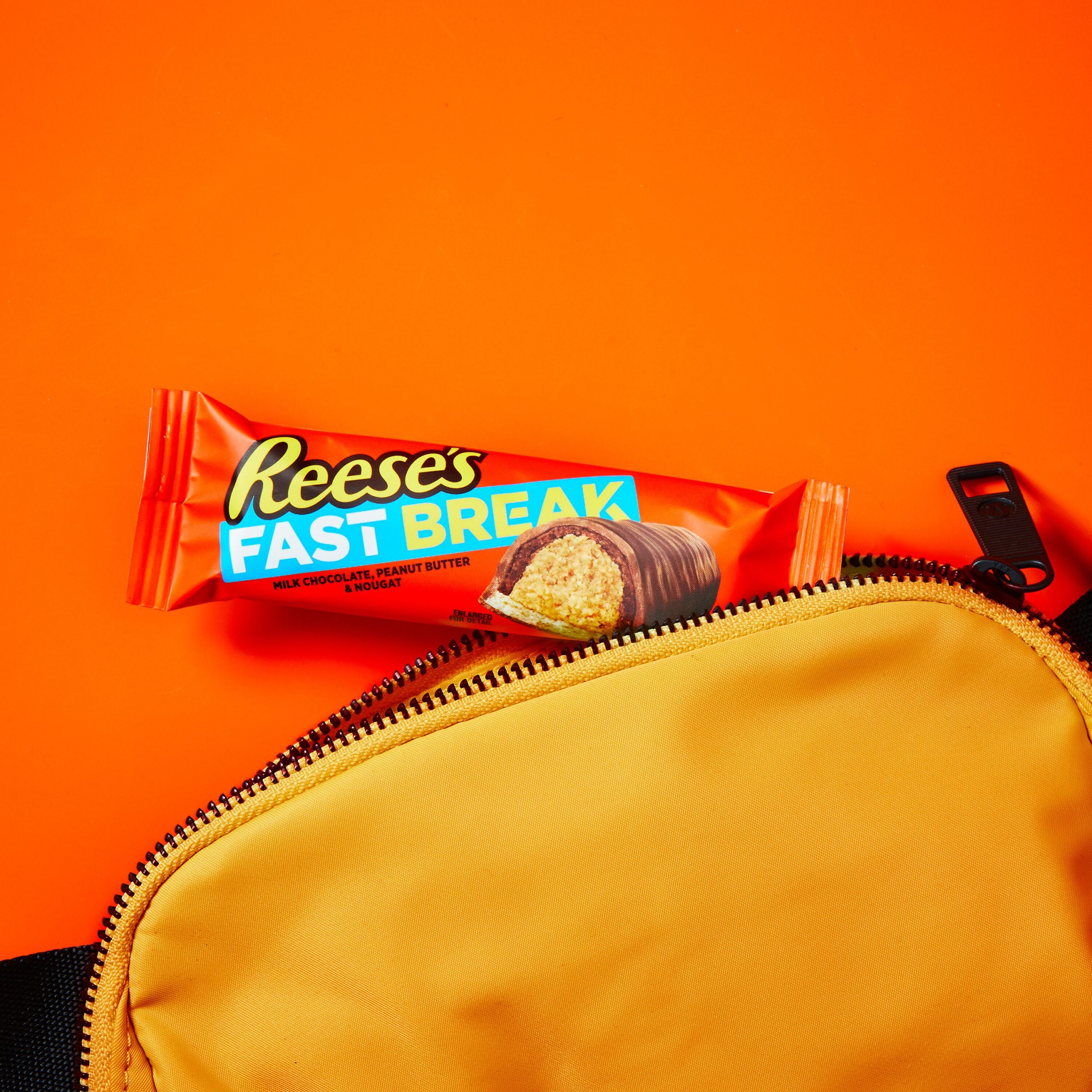 REESE’S FAST BREAK Peanut Butter Nougat Candy Bars, 1.8 oz (18 Count) - THE HERSHEY COMPANY